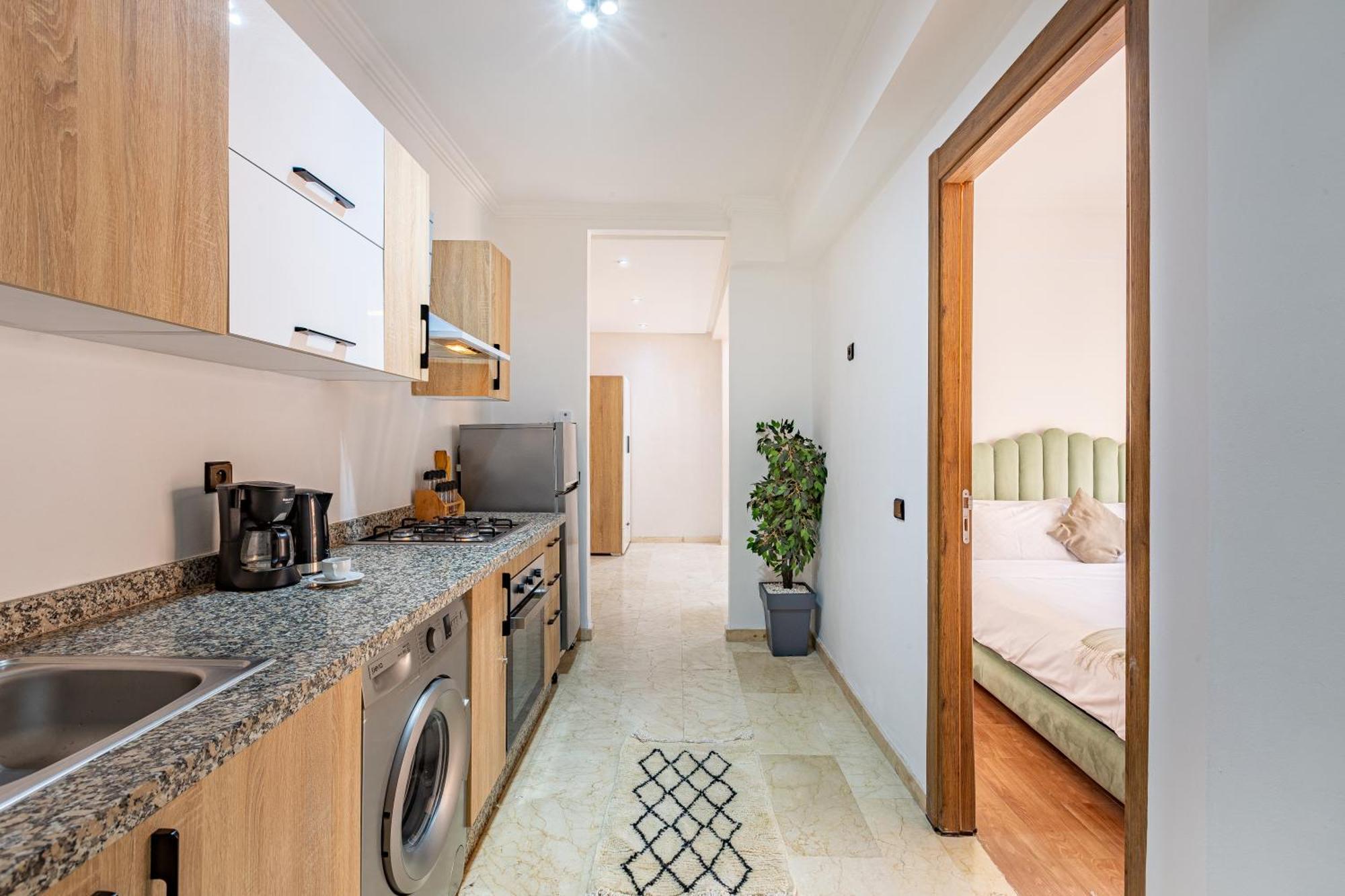 Chic & Cosy Appart Au Centre Ville - 100 % Equipe مراكش المظهر الخارجي الصورة